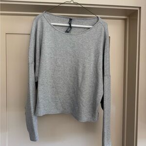Vuori Light Gray Waffle Long Sleeve